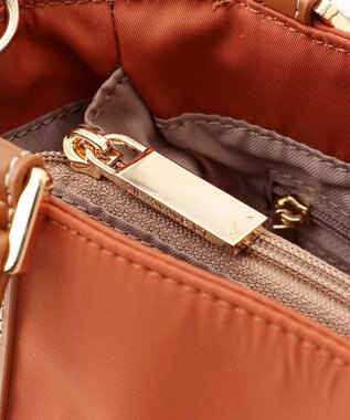 LA BAGAGERIE ひねり金具付きエレガンストート　SSサイズ レンガブラウン