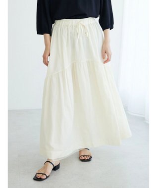 CRAFT STANDARD BOUTIQUE リバーシブルチュールスカート Ivory