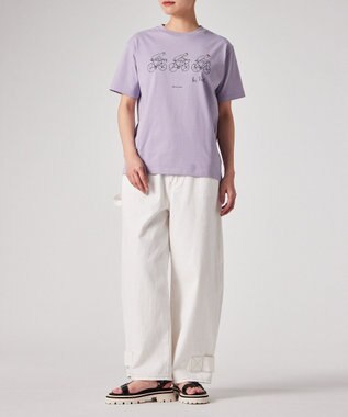 Paul Smith Drawn by Paul Cycling Tシャツ ライラック