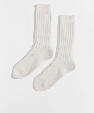 LENO NEW SOCKS [UNISEX] IVORY WHITE