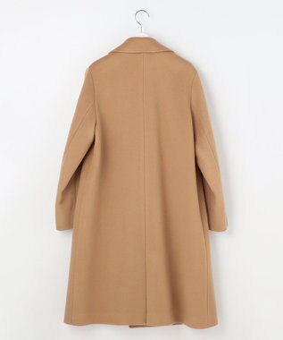 J.PRESS LADIES Pureラムウール ダブル ロングコート キャメル系