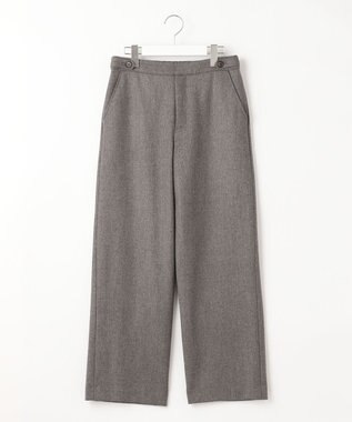 J.PRESS LADIES クラシカルツイード＆ヘリンボン セミワイド パンツ ブラウン系5
