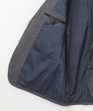 JOSEPH ABBOUD 【キングサイズ・ストレッチ】ツィーディージャージ　ジャケット ライトグレー系