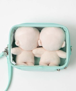 WEGO 【痛バ＆推し活グッズ】3WAYぬいポーチ グリーンその他