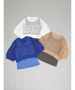 Green Parks ＥＧＯＩＳＴ　ＳＥＴ２点　メッシュ＋インナー Blue