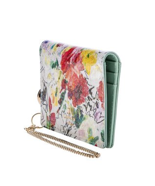 LANVIN en Bleu アクアレル リール付きパスケース マルチ