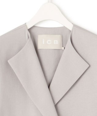 ICB 【接触冷感・UVケア・撥水・洗える】 LooseWeave ノーカラージレ トープ系