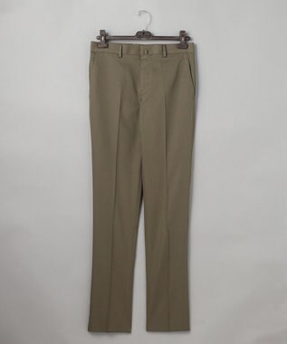 GOTAIRIKU 仕事で着られる綿パン【吸水速乾/ストレッチ/折り目加工】クールマックスコットンパンツ_ノータック（26年モデル） ダークグリーン/26年限定色