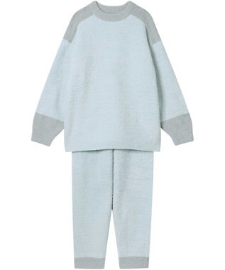 une nana cool カラーブロッキング プルオーバー＆ロングパンツセット SX