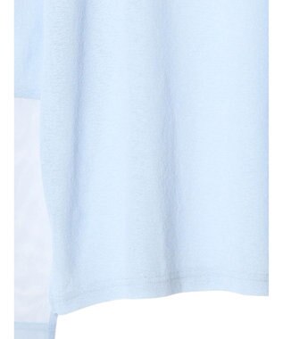 Green Parks 袖チュールドッキングプルオーバー Sax