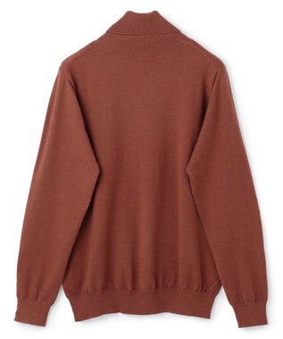 UNFILO MENS 【男女兼用】ライトウォームタートルネックニット ブラウン