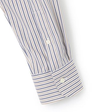 J.PRESS MEN 【WEB限定】オルタネートストライプシャツ/B.D ベージュ系1