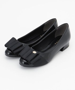 TOCCA BIG RIBBON FLATSHOES フラットシューズ ブラック系