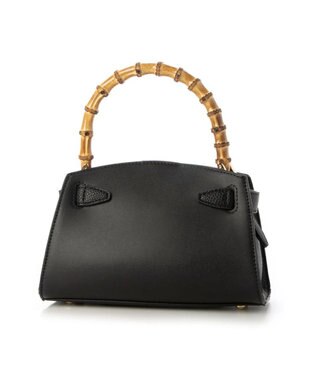 UNBILLION カシュカシュ cachecache / バンブーヒネリミニハンドバッグ ブラック