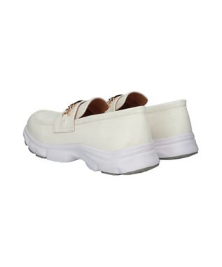 Bridget Birkin 【PARADIS COULEUR】メタルチェーンローファースニーカー オフホワイト