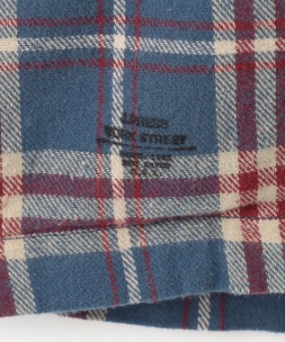 J.PRESS YORK STREET 【UNISEX】フランネル オープンカラーシャツ ブルー系3