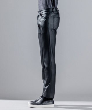 JOSEPH HOMME シンセティックレザー / CIGAR 5P ブラック系