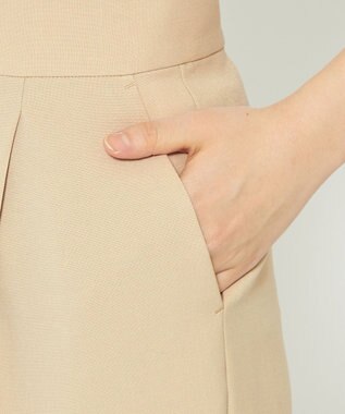 uncrave 【UVカット・接触冷感・洗濯機洗い可】ウォッシャブルドライサップ テーパードパンツ ベージュ