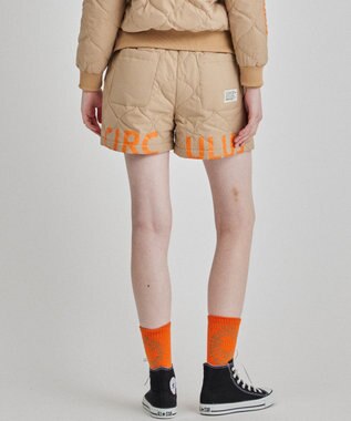 PW CIRCULUS 【WOMEN】ひょうたんキルティング中綿ショートパンツ ベージュ系