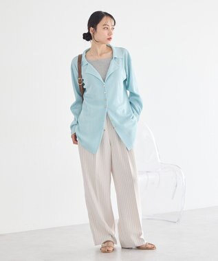 earth music&ecology 【予約】適ON カップ付きキャミソール 杢グレー