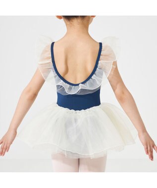 Chacott スカート付レオタード ネイビー