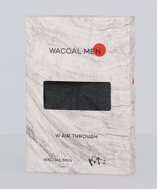 WACOAL MEN WACOAL MEN ＜Koti＞コラボ【ダブルエアスルーパンツ】 ボクサーパンツ 風が通ってムレ軽減。 フロントの快適性 前閉じ 下着 UNITED ARROWS メンズ WT3491 /ワコールメン ブラック