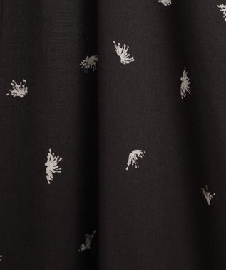 CRAFT STANDARD BOUTIQUE インド綿2WAY綿ボイルギャザーネックワンピース Flower