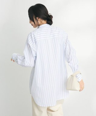 CRAFT STANDARD BOUTIQUE 【追加】バンドカラーシャツ ストライプ