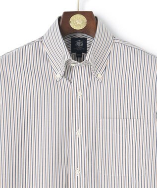J.PRESS MEN 【WEB限定】オルタネートストライプシャツ/B.D ベージュ系1