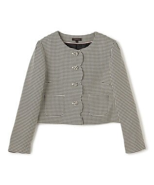 TOCCA 【百田夏菜子さん着用】【消臭】BABY SCALLOP 千鳥柄ジャケット ブラック系5