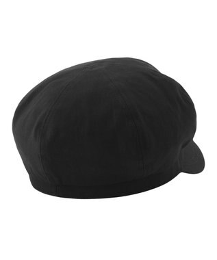 MOONBAT ポール & ジョー (PAUL & JOE ACCESSOIRES) ロゴプレート 無地 キャスケット ブラック