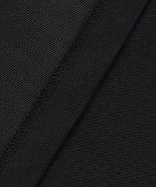 ANY L 布帛コンビプルオーバー ブラックギンガム