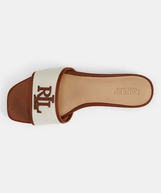 REGAL FOOT COMMUNITY 【ローレンラルフローレン】R24H EVERLEY SANDALS エバリー サンダル サンダル ホワイトブラウン