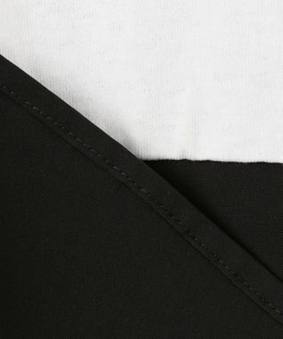 UNFILO 【110-150cm】アソート コンビTシャツ オフ×ブラック[ビスチェコンビ]