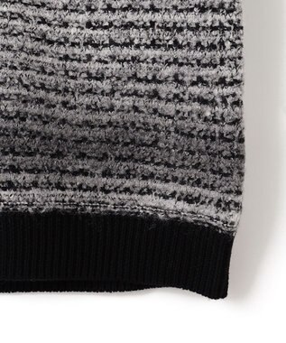 JOSEPH HOMME ヘアリーグラデーション　クルーネックニット ライトグレー系2