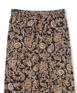 UNFILO 【ウエストゴム】プリント イージーパンツ ペイズリー