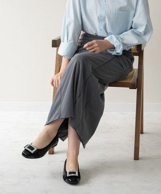 Bridget Birkin ＜3E＞【Bridget Birkin Walk】キルティングビジューリボンウォーキングパンプス ブラック