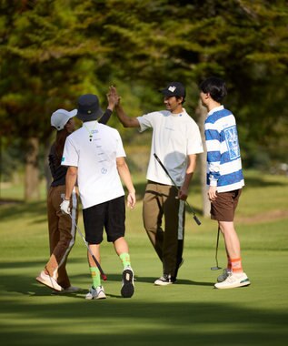 PW CIRCULUS 【吸水速乾 / UV遮蔽率99.5% UVカット / ストレッチ】【MEN】ポケットモックT ゴルフ ホワイト系