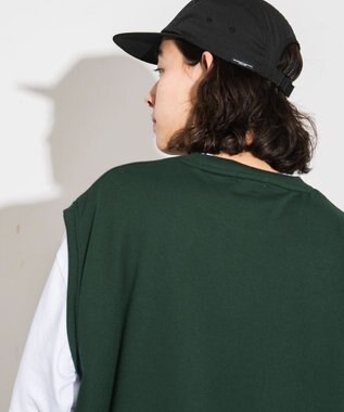 WEGO 【SETUPアイテム】アンサンブルスウェットベストT（S） グリーン