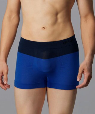 WACOAL MEN ボクサーパンツ【PANTS HOLIC X】ワンサイズ(S-LL) フロント快適Xマチ 立体成型 適度なフィット感 前閉じ 下着 GT3480 /ブロス ブルー