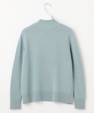 J.PRESS LADIES 【WEB限定カラーあり・洗える】CAT ハイネックプルオーバー ニット ミントブルー系