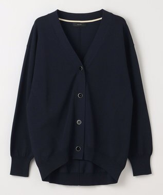 ANY SIS 【洗える】Ｖネック カーディガン ネイビー
