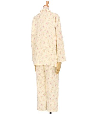 Wing パジャマ 綿100%(本体) 二重ガーゼ レディース 長袖 長ズボン EP5074 ウイング／ワコール クリーム