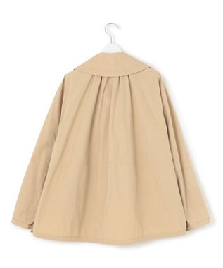 23区 S 【撥水加工】ソフトメモリータフタ スタンドネック ブルゾン ベージュ系