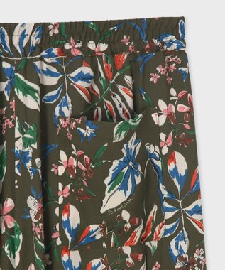 Paul Smith Number Floral ワイドパンツ カーキ