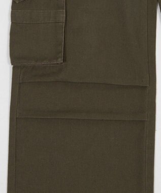 WEGO ポーチ付きウォッシュドカーゴパンツ カーキ