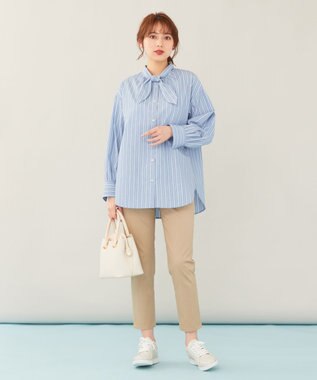 ANY SIS 【撥水加工】エバービューティ パンツ ライトベージュ