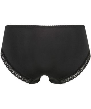 Wing ショーツ KB6100とペア 【小さく見せるブラ】 しめつけにくい はきこみ丈あさめ KF2810 ウイング／ワコール ブラック