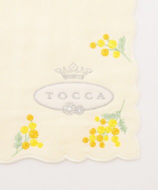 TOCCA AIRY YELLOW PEARL HANDKERCHIEF ハンカチ イエロー系