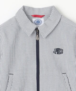 J.PRESS KIDS 【110-130cm】ステンカラー  ライトアウター ネイビーストライプ系